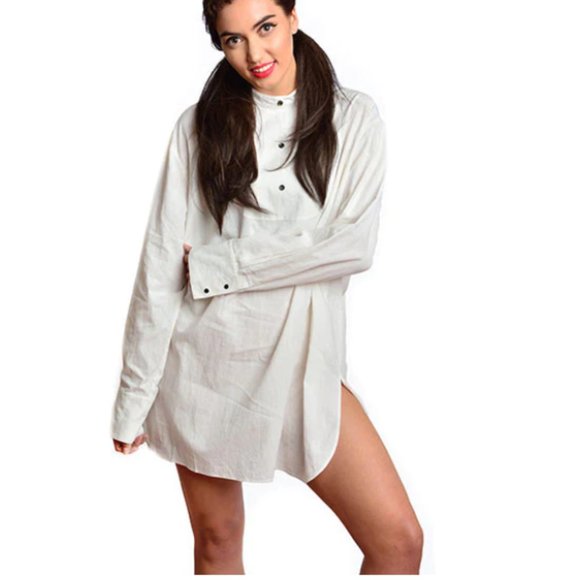 UTOPIAT Holly Tuxedo Sleep Shirt & Eye Mask Inspired By Breakfast At Tiffany's - Picture 2 of 15